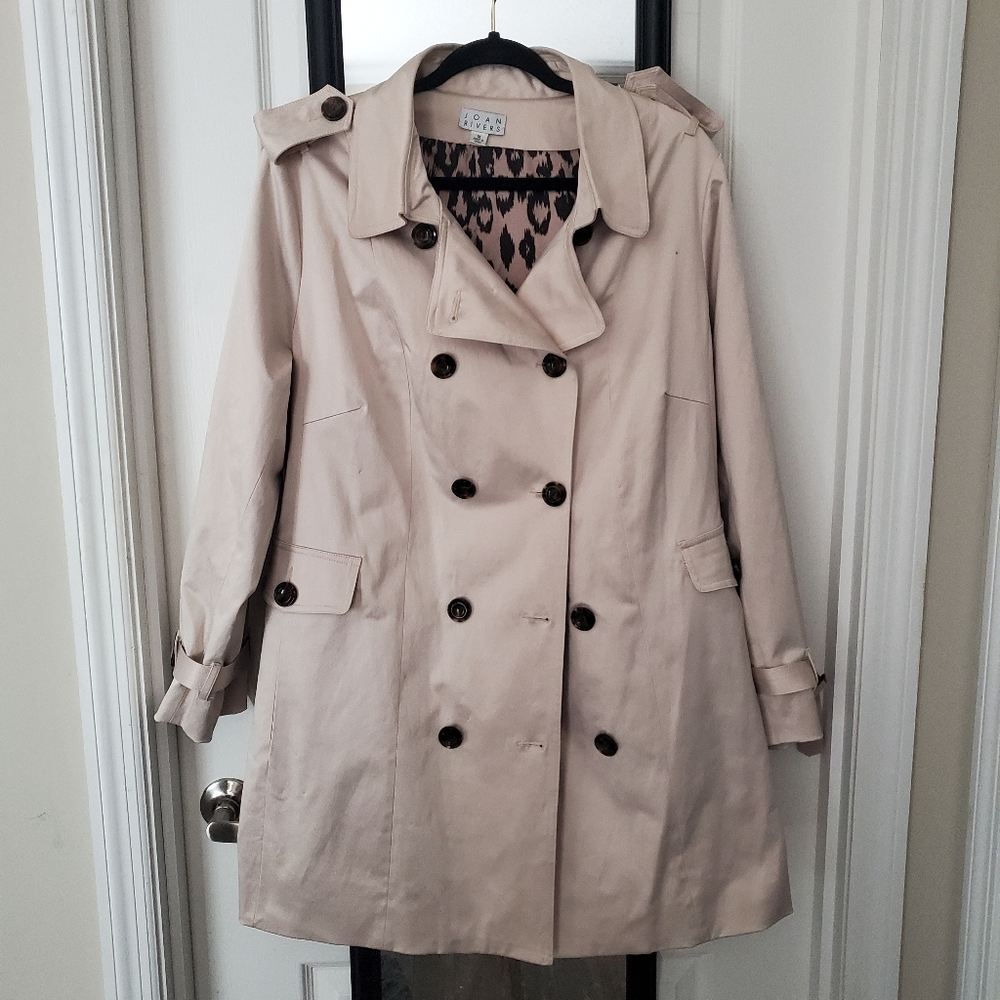 Leopard Lined Trench Coat